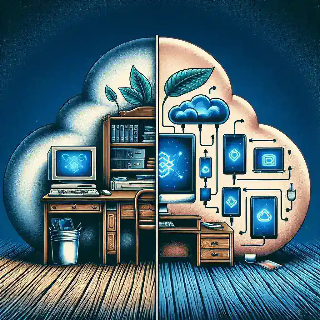 "Comparativa entre Software de Escritorio y Software Basado en la Nube: Diferencias clave en funcionalidades, accesibilidad y costos para usuarios".